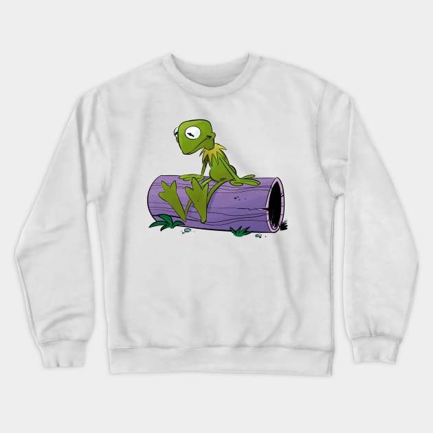 Frog Crewneck Sweatshirt by FanartFromDenisGoulet